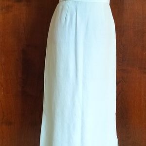 Eileen Fisher xs powder blue silk skirt